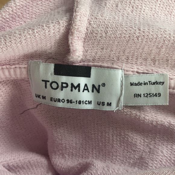 Distressed Topman Oversized Hoodie - Picture 3 of 3